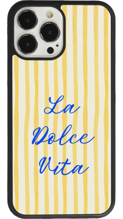 iPhone 13 Pro Max Case Hülle - Silikon schwarz The good life 2026