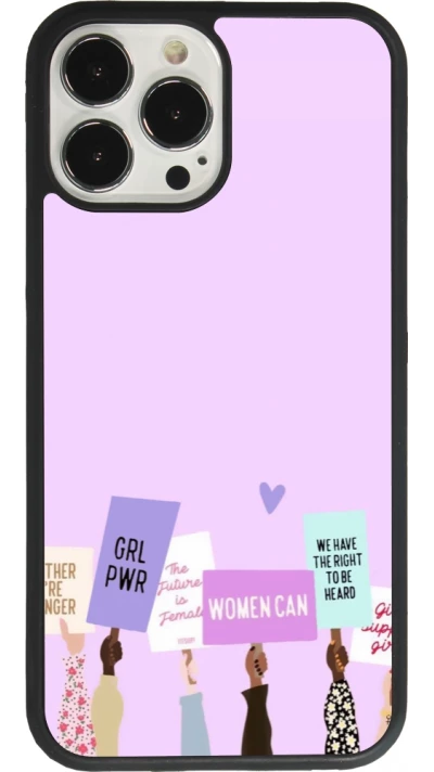 Coque iPhone 13 Pro Max - Silicone rigide noir Womens day 2026 9