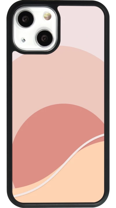 iPhone 13 mini Case Hülle - Silikon schwarz Autumn 22 abstract sunrise