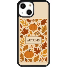Coque iPhone 13 mini - Silicone rigide noir Autumn 26 Hello autumn