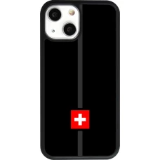 iPhone 13 mini Case Hülle - Silikon schwarz Kanton CH schwarz