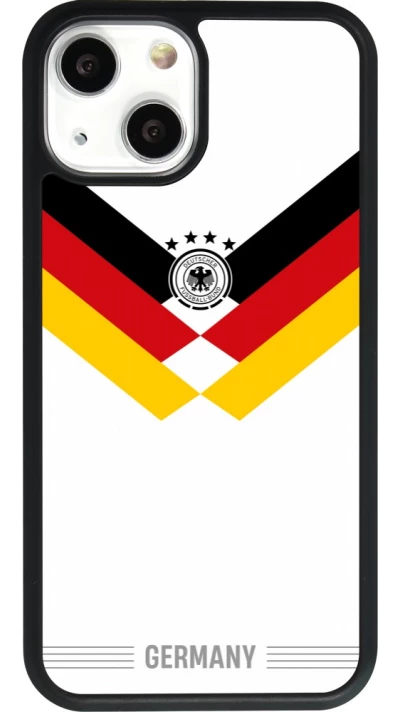 iPhone 13 mini Case Hülle - Silikon schwarz Deutschland 2026 personalisierbares Fussballtrikot