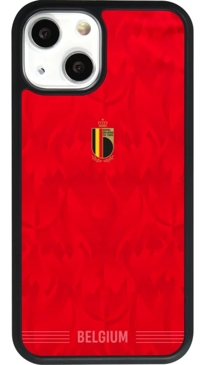 iPhone 13 mini Case Hülle - Silikon schwarz Belgien 2026 personalisierbares Fussballtrikot