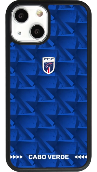 iPhone 13 mini Case Hülle - Silikon schwarz Kap Verde 2026 personalisierbares Fussballtrikot
