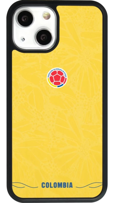iPhone 13 mini Case Hülle - Silikon schwarz Kolumbien 2026 personalisierbares Fussballtrikot