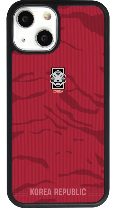 iPhone 13 mini Case Hülle - Silikon schwarz Südkorea 2026 personalisierbares Fussballtrikot