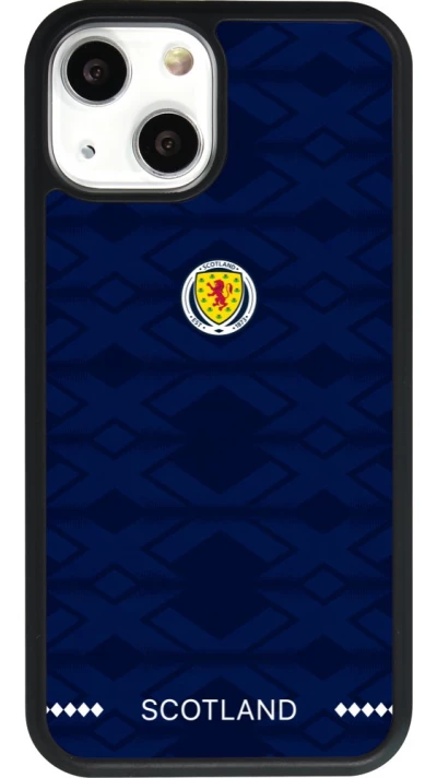 iPhone 13 mini Case Hülle - Silikon schwarz Schottland 2026 personalisierbares Fussballtrikot