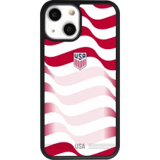 iPhone 13 mini Case Hülle - Silikon schwarz Vereinigten Staaten 2026 personalisierbares Fussballtrikot