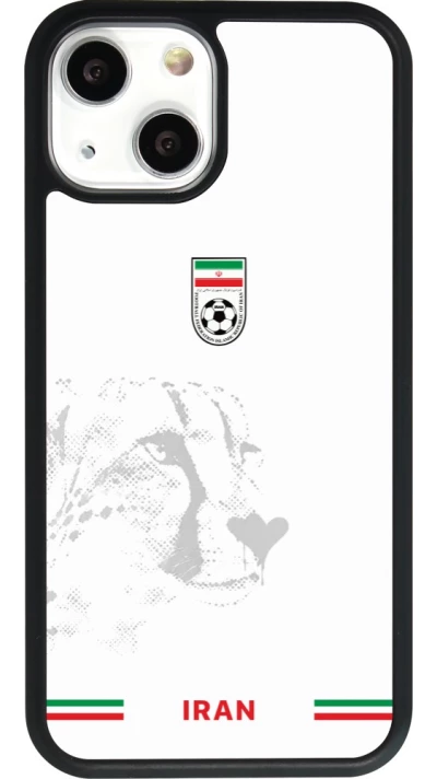 iPhone 13 mini Case Hülle - Silikon schwarz Iran 2026 personalisierbares Fussballtrikot