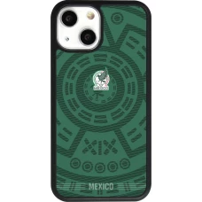 iPhone 13 mini Case Hülle - Silikon schwarz Mexiko 2026 personalisierbares Fussballtrikot