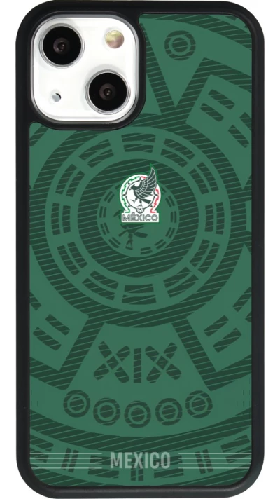 iPhone 13 mini Case Hülle - Silikon schwarz Mexiko 2026 personalisierbares Fussballtrikot