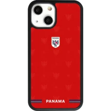 iPhone 13 mini Case Hülle - Silikon schwarz Panama 2026 personalisierbares Fussballtrikot