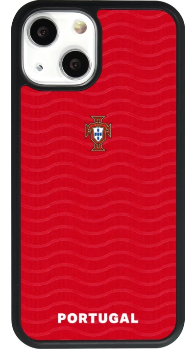 iPhone 13 mini Case Hülle - Silikon schwarz Portugal 2026 personalisierbares Fussballtrikot