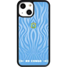 iPhone 13 mini Case Hülle - Silikon schwarz Demokratische Republik Kongo 2026 personalisierbares Fussballtrikot