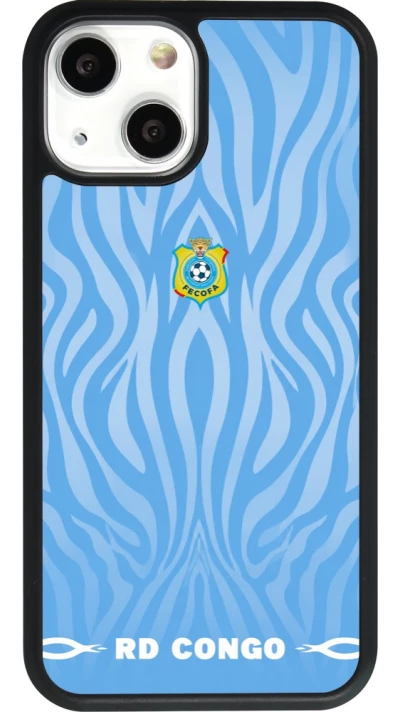 iPhone 13 mini Case Hülle - Silikon schwarz Demokratische Republik Kongo 2026 personalisierbares Fussballtrikot