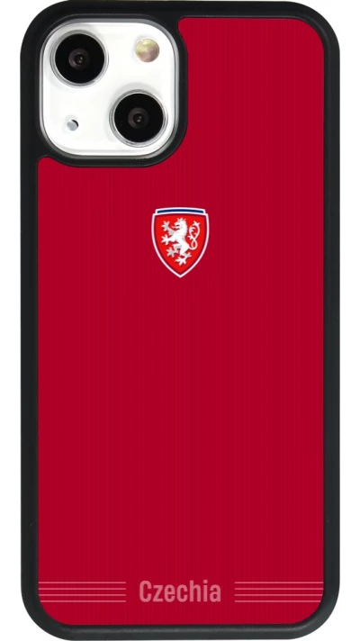 iPhone 13 mini Case Hülle - Silikon schwarz Tschechische Republik 2026 personalisierbares Fussballtrikot