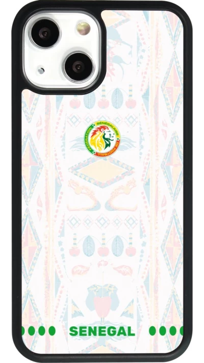 iPhone 13 mini Case Hülle - Silikon schwarz Senegal 2026 personalisierbares Fussballtrikot