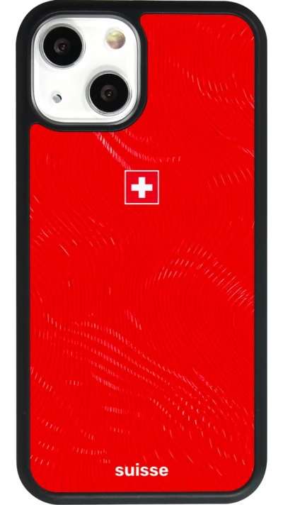 iPhone 13 mini Case Hülle - Silikon schwarz Schweiz 2026 personalisierbares Fussballtrikot