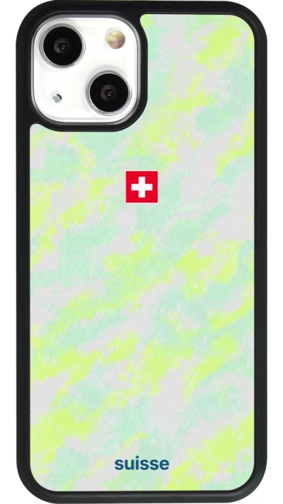 iPhone 13 mini Case Hülle - Silikon schwarz Schweiz Away 2026 personalisierbares Fussballtrikot