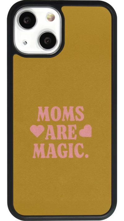 iPhone 13 mini Case Hülle - Silikon schwarz Mom 2026 Are Magic
