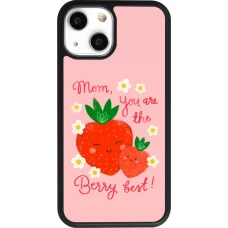iPhone 13 mini Case Hülle - Silikon schwarz Mom 2026 Berry best
