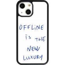 iPhone 13 mini Case Hülle - Silikon schwarz Offline is the new luxury