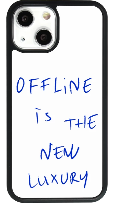 iPhone 13 mini Case Hülle - Silikon schwarz Offline is the new luxury