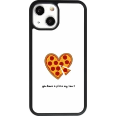 iPhone 13 mini Case Hülle - Silikon schwarz Saint Valentines Day 26 You have my pizza heart
