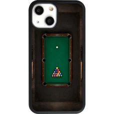 Coque iPhone 13 mini - Silicone rigide noir Sports 2026 Billard