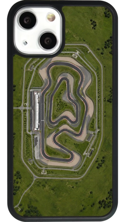 Coque iPhone 13 mini - Silicone rigide noir Sports 2026 Circuit