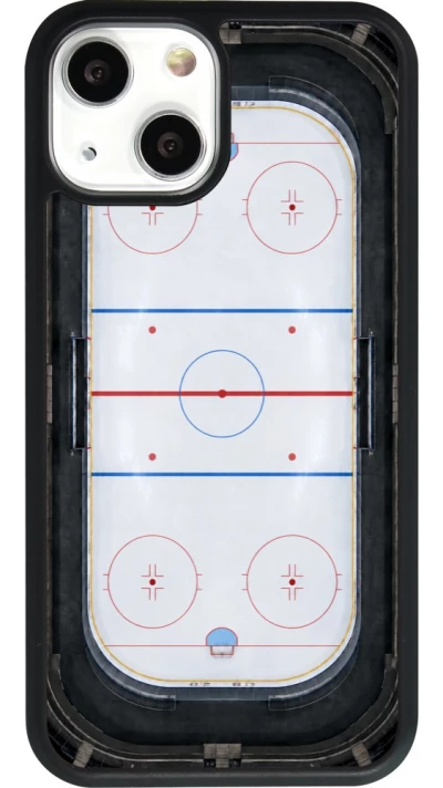Coque iPhone 13 mini - Silicone rigide noir Sports 2026 Hockey