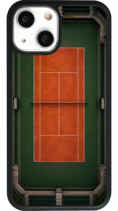 Coque iPhone 13 mini - Silicone rigide noir Sports 2026 Tennis