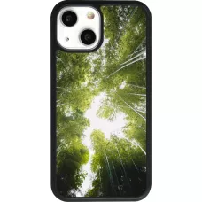 iPhone 13 mini Case Hülle - Silikon schwarz Spring 23 forest blue sky