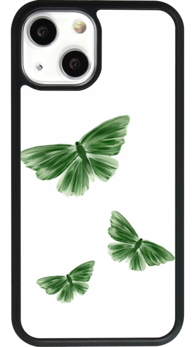 iPhone 13 mini Case Hülle - Silikon schwarz Butterflies Spring 2026