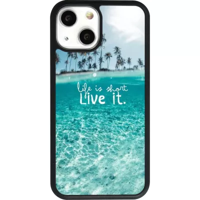 Hülle iPhone 13 mini - Silikon schwarz Summer 18 24