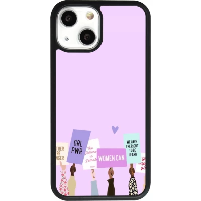 Coque iPhone 13 mini - Silicone rigide noir Womens day 2026 9
