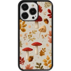 Coque iPhone 13 Pro - Autumn 26 Mushrooms and leaves
