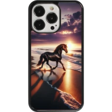iPhone 13 Pro Case Hülle - Pferd majestätisch Strand