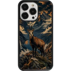 Coque iPhone 13 Pro - Linocut Chamois