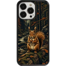 Coque iPhone 13 Pro - Linocut Ecureuil