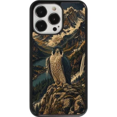 Coque iPhone 13 Pro - Linocut Faucun pèlerin