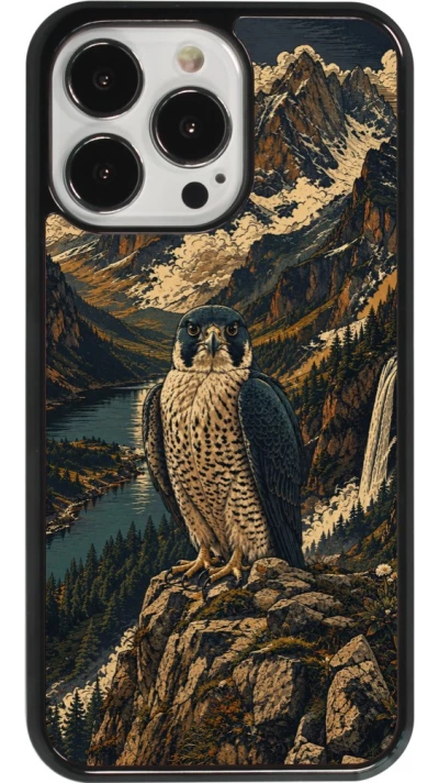 Coque iPhone 13 Pro - Linocut Faucun pèlerin
