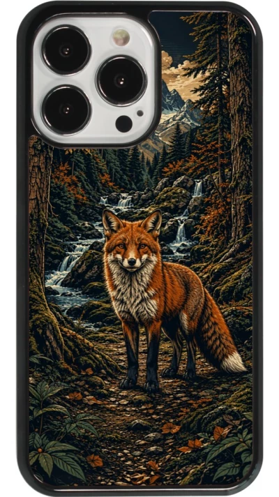Coque iPhone 13 Pro - Linocut Renard