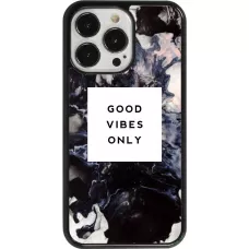 Coque iPhone 13 Pro - Marble Good Vibes Only