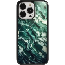 Coque iPhone 13 Pro - Marbre vert majestueux