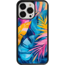iPhone 13 Pro Case Hülle - Palms Blue