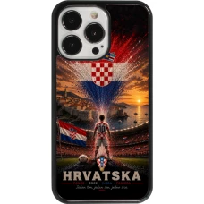 Coque iPhone 13 Pro - Football Croatie splash 2026