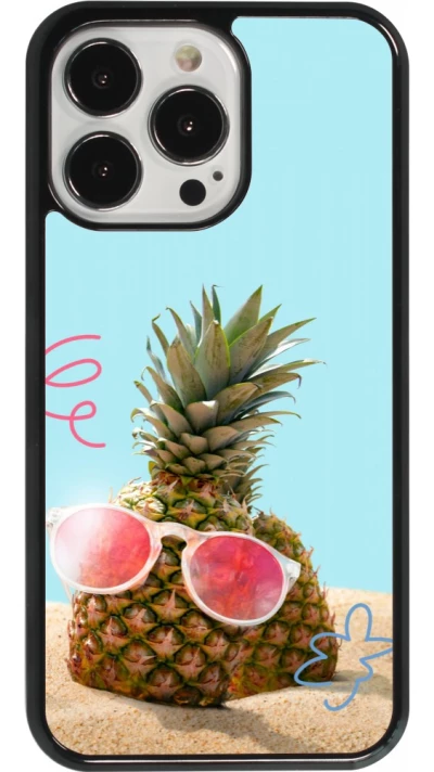 iPhone 13 Pro Case Hülle - Pineapple with glasses Summer 2026