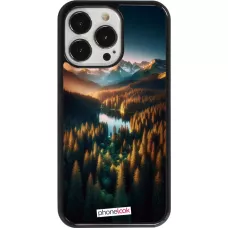 iPhone 13 Pro Case Hülle - Sonnenuntergang Waldsee