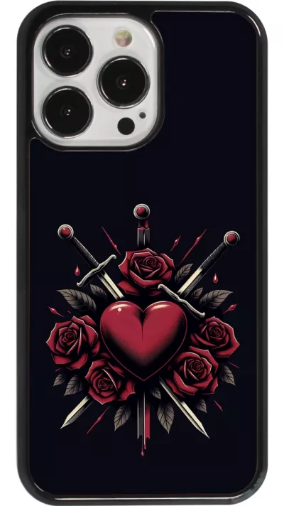 iPhone 13 Pro Case Hülle - Valentine 2024 gothic love